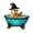 B-Blue, variant on Halloween Decorations, Halloween Ghost Bubble Bath Lamp, Bathtub Ghost Night Lights, Cute Led Lamp for Bathroom Decor, Spooky Reading Books Nightlight
