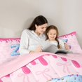thumbnail image 4 of Feelyou Initial Z Letter Twin Bedding Sets 7-Piece, Bow-tie Ribbon Bedding Comforter Set, 4 of 8
