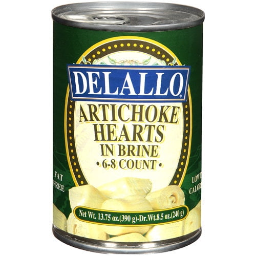 DeLallo In Brine Artichoke Hearts, 13.75 oz by George Delallo Co