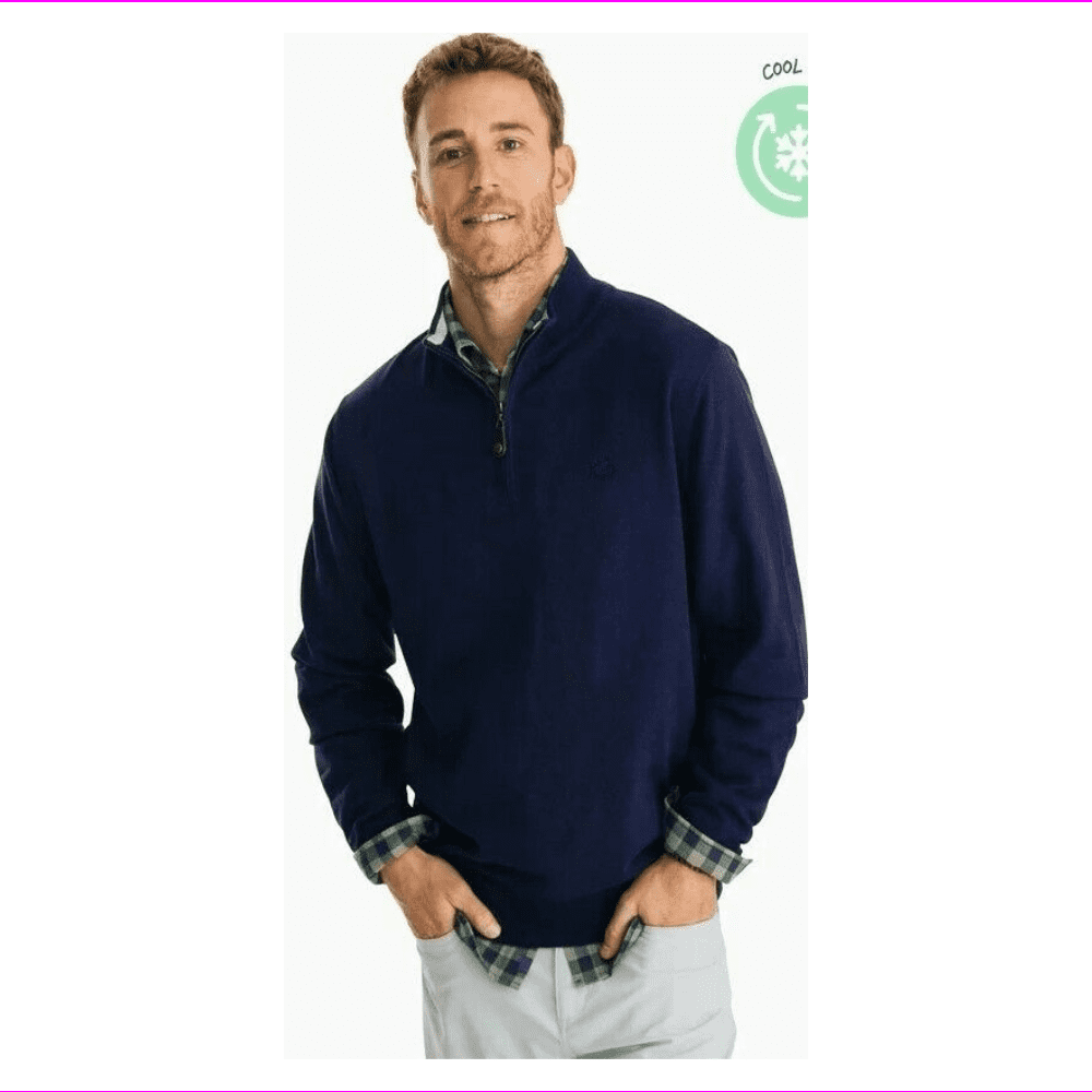 smart quarter zip jumper