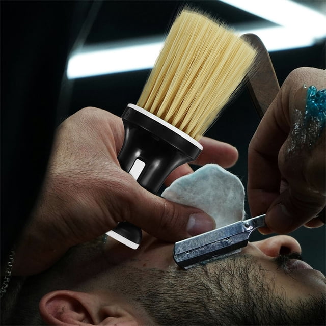 BRIGHTFUFU 3Ud Cepillo Cuello Peluquero En Material Resistente Para Limpieza Y Relajación En Salón Y Casa