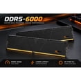 thumbnail image 2 of V-COLOR Manta XSky DDR5 32GB (2x16GB) 6000MHz CL36 1.25V SK Hynix Original IC RGB Gaming Desktop Memory Module Black, for AMD EXPO (TMXSAO1660836KKK), 2 of 4