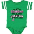 thumbnail image 3 of Inktastic My Grandma is a Survivor Breast Cancer Awareness Boys or Girls Baby Bodysuit, 3 of 5