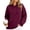 Red, variant on JULMCOMO Hoodies for Women Drop Shoulder Casual Pullover Oversized Hoodie Drawstring Hooded Baggy Sweatshirt with Kangaroo Pocket Navy M