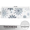 thumbnail image 5 of Kitchen Rugs Sets Of 2,Blue Christmas Snowflake Pattern Anti Fatigue Kitchen Mat Rugs Non Slip Washable,Decorative Kitchen Floor Mats for Kitchen,Sink,Laundry,17"X47", 5 of 5