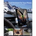 thumbnail image 2 of Cargador inalámbrico de coche de 15W, soporte de teléfono de doble bobina para Samsung Galaxy Z Fold 4 3 2 iPhone 14 13 Pro Max W22 W21, carga rápida"with car charger" Fivean Soporte para teléfono de coche, 2 of 2