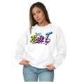 thumbnail image 4 of XOMG POP Tinie T Musical Beat Women Crewneck Sweatshirt Brisco Brands M, 4 of 6