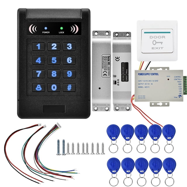Sistema de control de acceso a puertas RFID de 125 kHz para una mejor protección con contraseña de la tarjeta de identificación y seguridad para el hogar inteligente