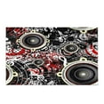 thumbnail image 2 of CADecor Musical Grunge Country House Image, Retro Style Bath Mat Soft Bathroom Rugs Doormat 30x18 inches, 2 of 2