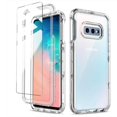 thumbnail image 1 of Funda para teléfono celular KIOMY Galaxy S10E transparente a prueba de golpes 3 en 1, 1 of 7