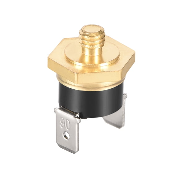 Uxcell KSD301 Thermostat 90°C N.C 10A Temperature Control Switch Copper