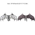 thumbnail image 3 of Billuyoard Devil Demon Cosplay Wing Multifuncional Conveniente Halloween Masquerade Carnival Accesorios Fiestas Festival Kits de decoración para fiestas Blanco, 3 of 6