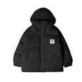 thumbnail image 2 of Patlollav Winter Coats for Womens Zipper Long Sleeve Hooded Down Cotton Jackets, 2 of 6