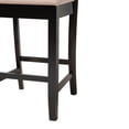 thumbnail image 5 of Baxton Studio Deanna Beige Fabric and Dark Brown Finished Wood Counter Stool, 5 of 6