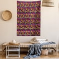 thumbnail image 2 of Ikat Tapestry, Colorful Ethnic Pattern with Heart Shapes and Lines Bohemian Asian Kazakhstan Motifs, Wall Hanging for Bedroom Living Room Dorm Decor, 40W X 60L Inches, Multicolor, by Ambesonne, 2 of 5