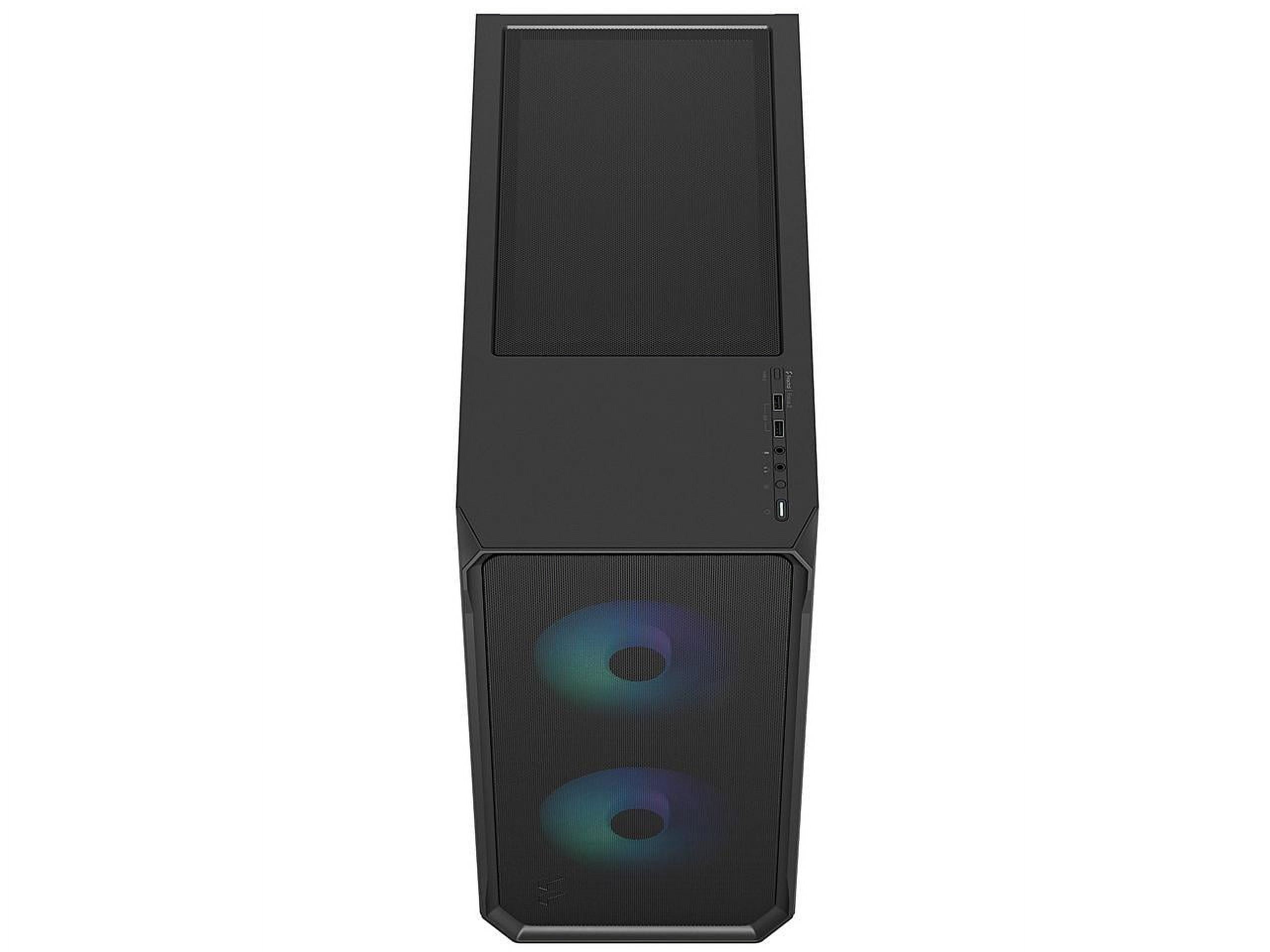 Fractal Design Focus 2 Black Solid Mid Tower USB 3.2 Negra