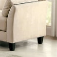 thumbnail image 6 of Furniture of America Trevon Contemporary Fabric Tufted Loveseat in Beige, 6 of 6