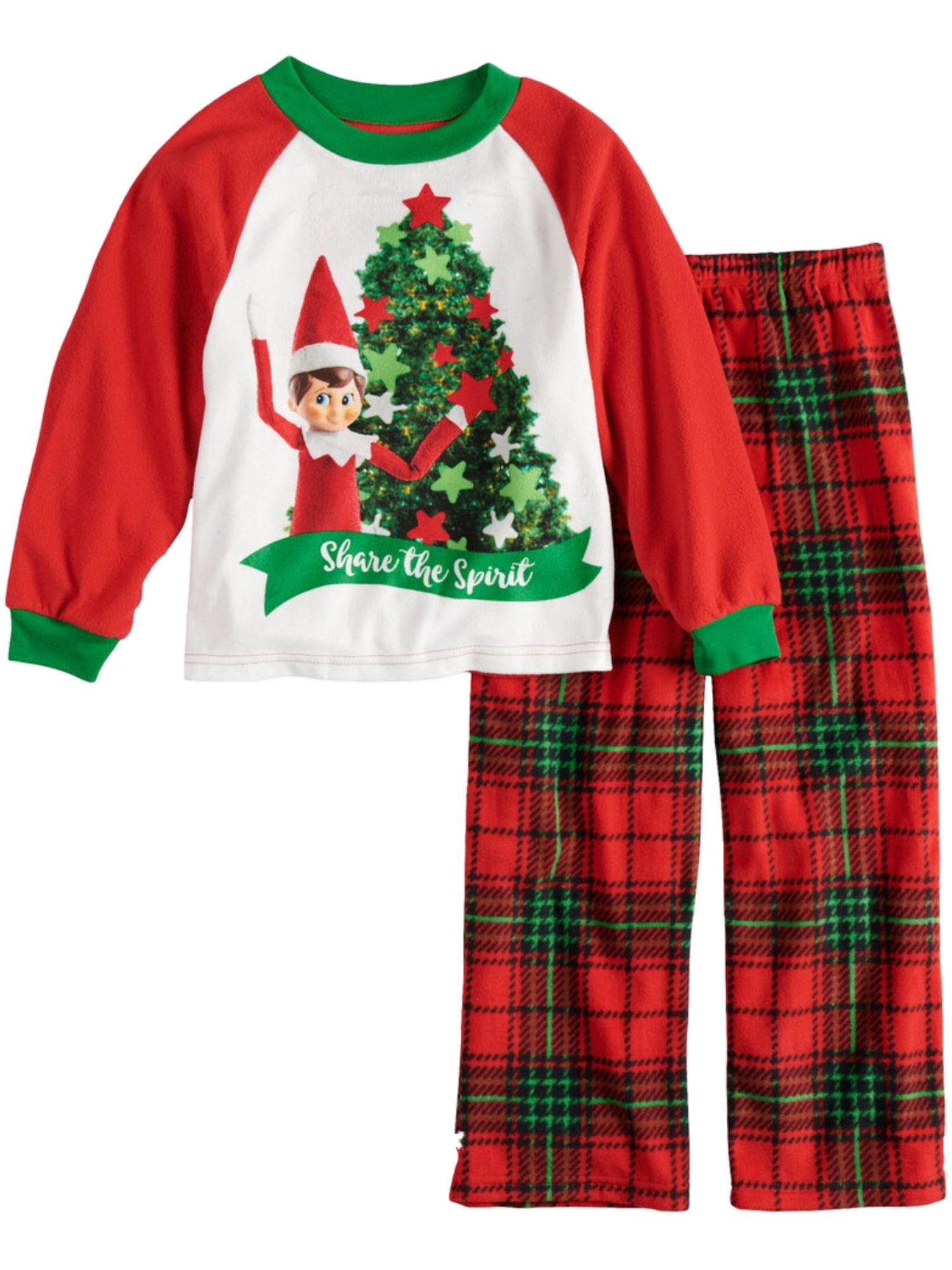 Baby Elf on the Shelf Footie Toddler Boys Hat and Pajama Set Clothing