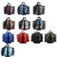 thumbnail image 2 of Sac à Dos de Basket-Ball Rond pour Entraînement Sportif, Soccer Soccer Volleyball Ballon, Rangement de Mise en Forme, Sac de Gym, Camouflage Rouge, 2 of 9