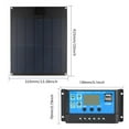thumbnail image 4 of Mistaha Portable Solar Panel Kit with 20W 18V Panel, 20A Controller, Dual USB Ports, DC5521 Battery Clamp, for 5V Devices and 12V Batteries, 300W Output Power Control, Ideal for Phone, Camera, Car,, 4 of 6