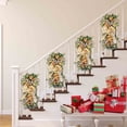 thumbnail image 3 of Clearance! Christmas Rattan Upside Down Tree Wall Hanging Door Hanging Restaurant Decoration, 3 of 4