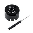thumbnail image 1 of Maoww Car Start Button Cap Engine Ignition Switch Cover Trim Auto Parts, Replacement for F Series, Black, Start/Stop, 1 of 7