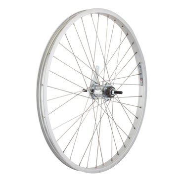 FRONT 700x35 622x19 MACH1 ER10 SILVER 36 ALLOY QR SILVER 100mm SS2.0SL main image 1