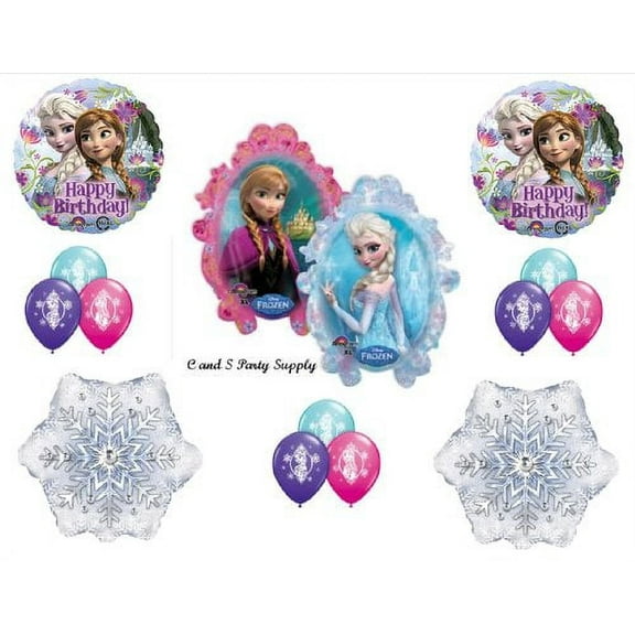 Frozen Anna & Elsa Disney Movie BIRTHDAY PARTY Balloons Decorations Supplies