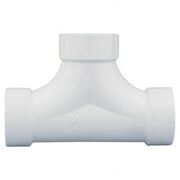 Charlotte Pipe 4 In. Schedule 40 DWV 2-Way PVC Cleanout Tee PVC 00448 0800HA