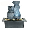thumbnail image 5 of Desktop Water Fountain Submersible Pump Indoor Decoration, Portable Tabletop Decorative Waterfall Kit for Bedroom Office Home, Tabletop Zen Fountain Relaxation Illuminated Waterfall for Indoor Outdoor, 5 of 5