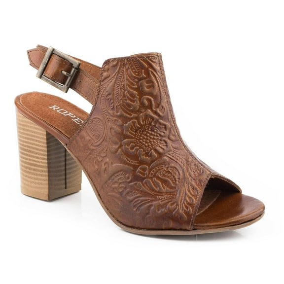 Roper Womens Mika Ii Block Heel Casual Shoes