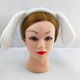 thumbnail image 3 of Long Ears Dog Headband + Bow + Tail Set Cosplay Animal Hair Hoop For Party Multi-color Optional, 3 of 5