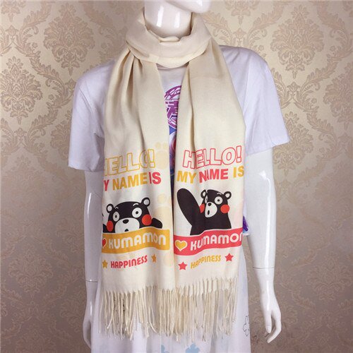 Bufanda Sakura de imitación de cachemir para mujeres, niños y niñas, chal suave y cálido con borlas, Captor de tarjetas, regalo de otoño e invierno Fivean unisex