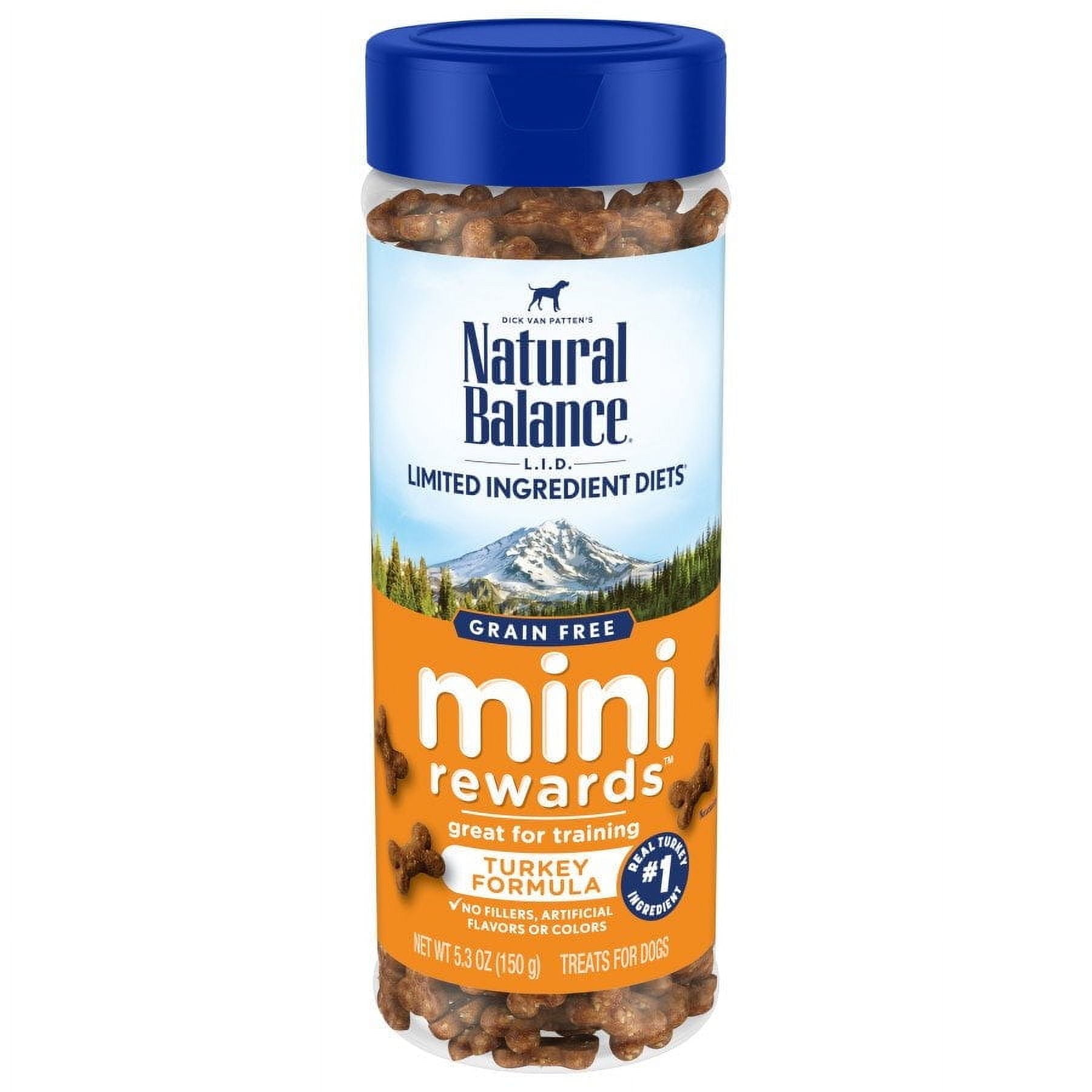 Natural Balance Mini Rewards Dog Treats, Limited Ingredient, Grain