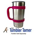 thumbnail image 2 of Handle for Yeti Rambler 20 Oz - The Tumbler Tamer - fits Ozark Trail SIC Thermik & many others - Polar Pink by Essential Home, 2 of 4