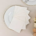 thumbnail image 4 of Balsa Circle 20 White Square 10x10" Disposable Airlaid Paper Cocktail Napkins Party Events Decorations Supplies, 4 of 8