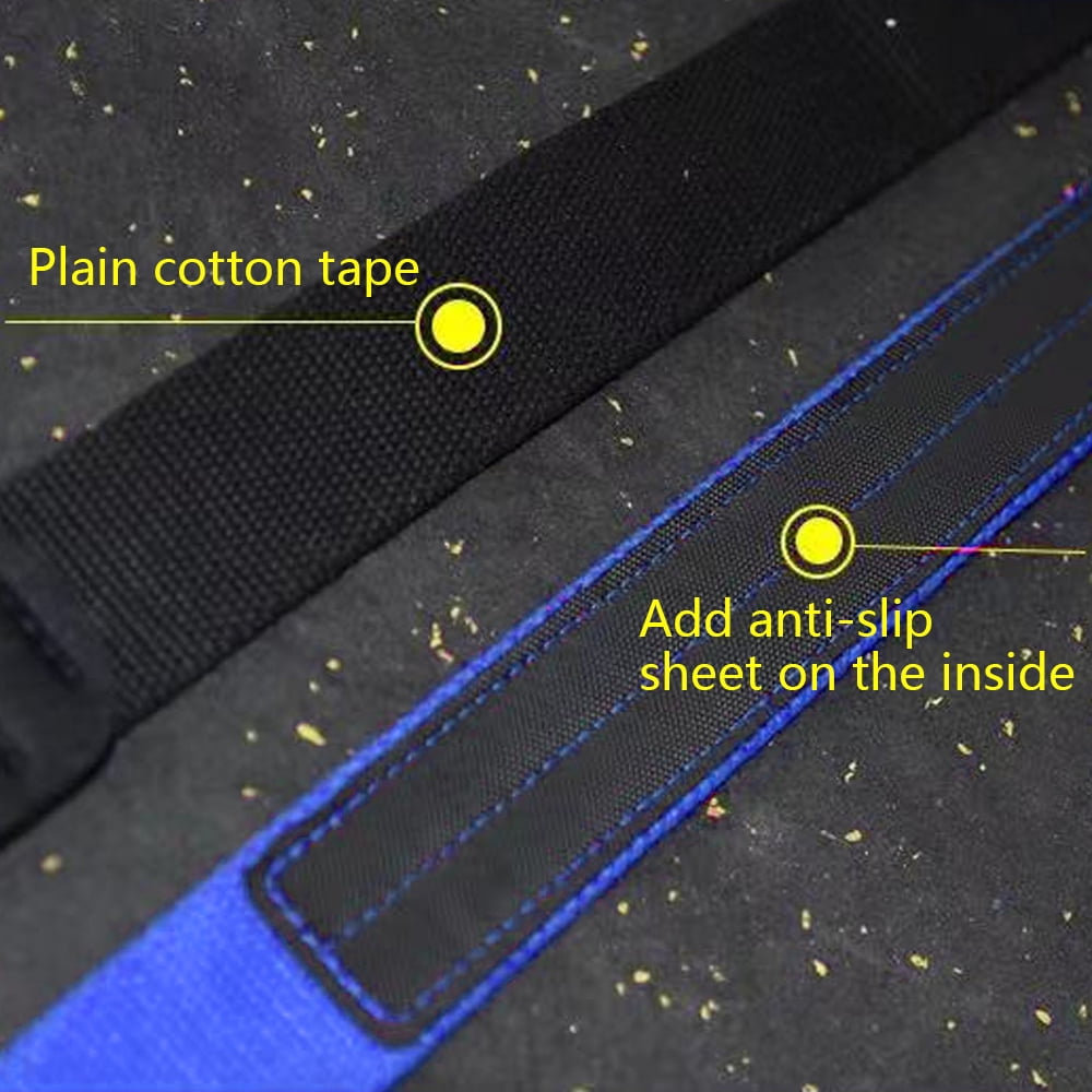 Lifting Straps - Wrist Support Wraps - for Powerlifting, Bodybuilding, Gym Workout-blue