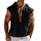 thumbnail image 1 of Camiseta sin mangas de lino para hombre: camiseta de playa, poliéster, corte informal, tallas S-XXL para el ocio veraniego y actividades al aire libre, 1 of 6
