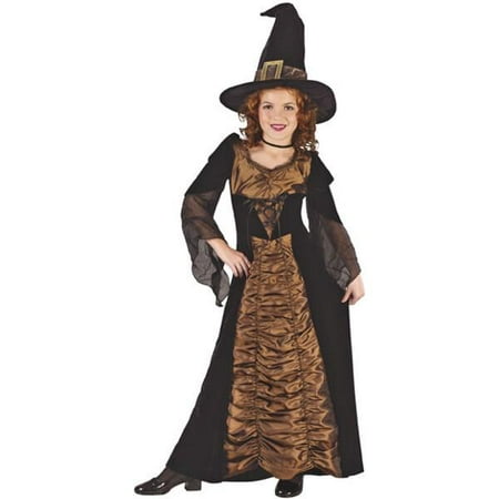 Childs Elegant Coffin Witch Costume