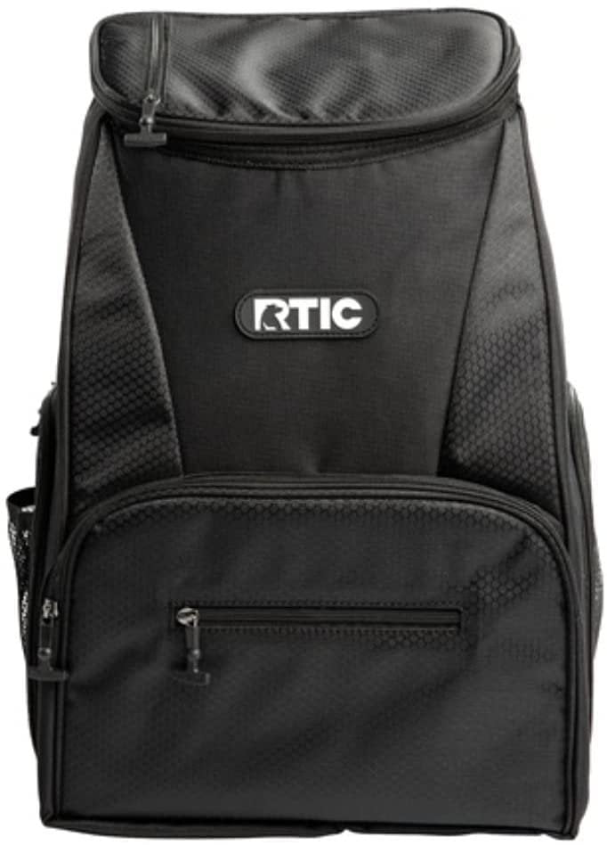 RTIC Day Cooler Backpack Black, 32 Can 