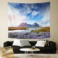 thumbnail image 4 of PBOBRIICH Mountain Lake Tapestry Idyllic Scenery Tapestry for Bedroom Lavender Tapestry Wall Hanging for Room,50Wx60L, 4 of 5