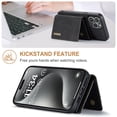thumbnail image 4 of Detachable Back Cover For iPhone 15 Pro Max 15Plus 15Pro 14ProMax 14Pro 14Plus 13ProMax 13 13Pro 12ProMax 12 12Pro 11 Pro Max  Wallet Case with Card Holder Magnetic For iPhone 15 Leather Phone Cases, 4 of 9