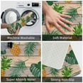 thumbnail image 4 of Daiia Pineapples Palm Leaves Front Door Mat, Heavy Duty Durable Welcome Mat for Outdoor Indoor, Dirt Trapper Waterproof Super Absorbent Door Mat, 16" x 24", 4 of 9