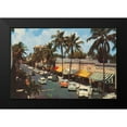 thumbnail image 2 of Wild Apple Portfolio 18x13 Black Modern Framed Museum Art Print Titled - Florida Postcard IV, 2 of 5