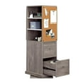 thumbnail image 5 of Pemberly Row Engineered Wood Craft Tower in Mystic Oak Finish, 5 of 16