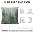 thumbnail image 5 of Qinduosi Rustic Pillow Covers Set of Holiday Throw Pillow Covers Nature Forest Decorative Pillowcase Square Cushion Cover for Home Couch Sofa Bedding Decor, 5 of 5