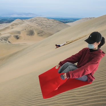 Snow Carpet Sled - 53x18 Inch Roll-Up Flying Carpet For Kids & Adults, Lightweight Winter Sledding