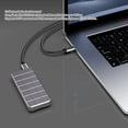 thumbnail image 3 of Boîtier SSD Externe de Type C, Boîtier SSD de 10Gbps USB3.2 Gen2 JMS583 Puce M.2 pour 2280 NVMe pour, 3 of 8