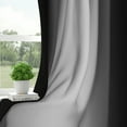 thumbnail image 4 of Black Grey Ombre Blackout Curtains for Bedroom,Room Darkening Curtains for Living Room,52x63 Inch,2 Panels, 4 of 7