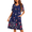 Butterfly Flower, variant on Womens Mumus House Dress Floral Print Short Sleeve Nightgowns Moomoo Dresses with Pockets